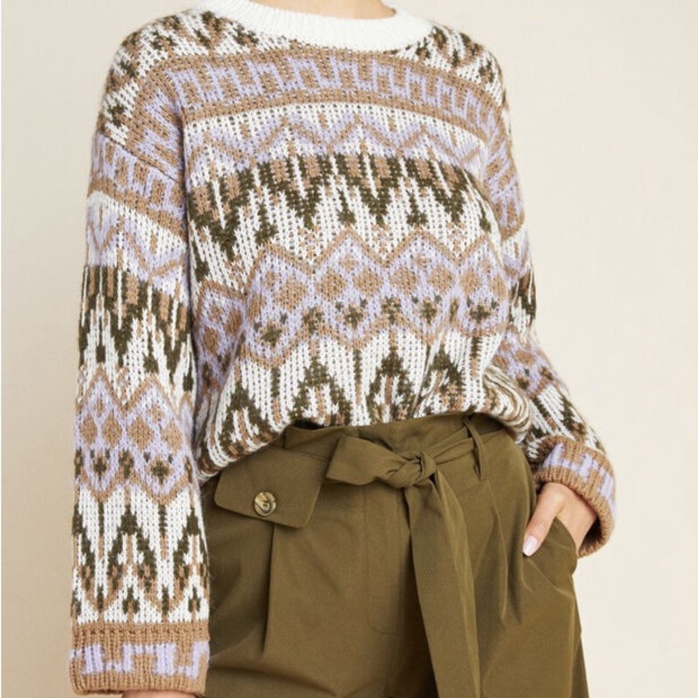 Anthropologie | Fabiana Nordic Sweater
